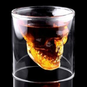 Skull Cup Glass Beer Mug